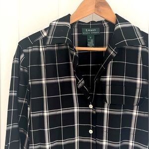 Ralph Lauren Silk Button down Top
